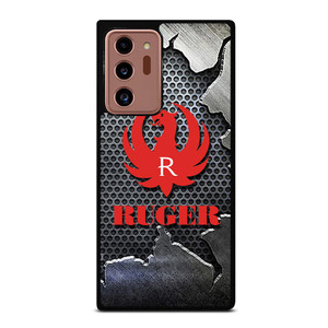 STURM RUGER FIREARM METAL LOGO 2 Samsung Galaxy Note 20 Ultra Case STURM RUGER FIREARM METAL LOGO 2 Samsung Galaxy Note 20 Ultra Case