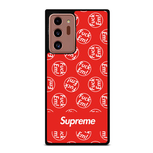 SUPREME FUCK EM PATTERN Samsung Galaxy Note 20 Ultra Case SUPREME FUCK EM PATTERN Samsung Galaxy Note 20 Ultra Case