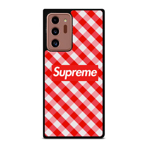SUPREME RED GINGHAM Samsung Galaxy Note 20 Ultra Case