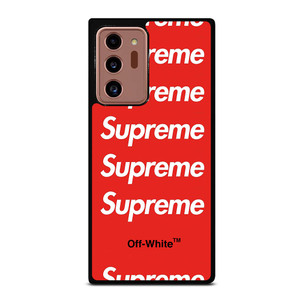 SUPREME RED OFF WHITE Samsung Galaxy Note 20 Ultra Case