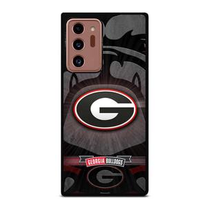 UNIVERSITY OF GEORGIA BULLDOGS UGA BLACK Samsung Galaxy Note 20 Ultra Case