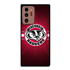 WISCONSIN BADGER METAL LOGO Samsung Galaxy Note 20 Ultra Case WISCONSIN BADGER METAL LOGO Samsung Galaxy Note 20 Ultra Case