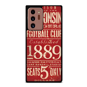 WISCONSIN BADGER OLD TICKET Samsung Galaxy Note 20 Ultra Case