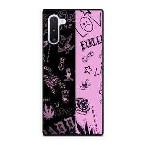 LIL PEEP TATTOO COLLAGE Samsung Galaxy Note 10 Case LIL PEEP TATTOO COLLAGE Samsung Galaxy Note 10 Case