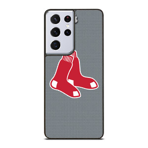 BOSTON RED SOX APPLE LOGO Samsung Galaxy S21 Ultra Case BOSTON RED SOX APPLE LOGO Samsung Galaxy S21 Ultra Case
