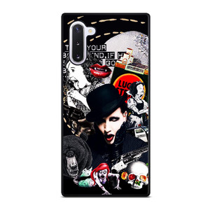 MARILYN MANSON GOTH COLLAGE Samsung Galaxy Note 10 Case MARILYN MANSON GOTH COLLAGE Samsung Galaxy Note 10 Case