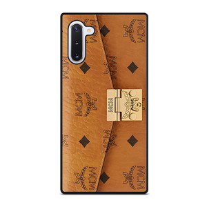 MCM WORLD WIDE BROWN LEATHER Samsung Galaxy Note 10 Case MCM WORLD WIDE BROWN LEATHER Samsung Galaxy Note 10 Case