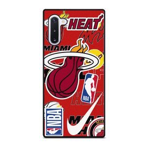 MIAMI HEAT NBA STICKER BOMB Samsung Galaxy Note 10 Case MIAMI HEAT NBA STICKER BOMB Samsung Galaxy Note 10 Case