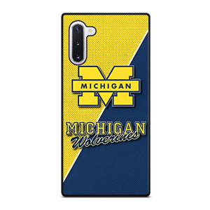 MICHIGAN WOLVERINES FOOTBALL BADGE Samsung Galaxy Note 10 Case