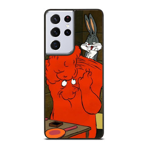 BUGS BUNNY AND GOSSAMER RED Samsung Galaxy S21 Ultra Case BUGS BUNNY AND GOSSAMER RED Samsung Galaxy S21 Ultra Case
