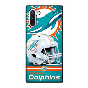NFL MIAMI DOLPHINS HELMET LOGO Samsung Galaxy Note 10 Case NFL MIAMI DOLPHINS HELMET LOGO Samsung Galaxy Note 10 Case