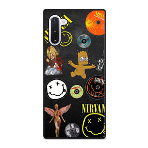 NIRVANA BAND COLLAGE Samsung Galaxy Note 10 Case NIRVANA BAND COLLAGE Samsung Galaxy Note 10 Case