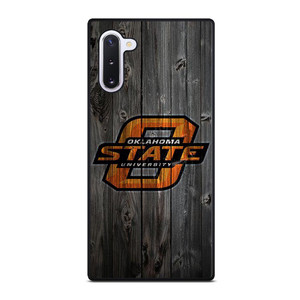 OKLAHOMA STATE UNIVERSITY WOODEN LOGO Samsung Galaxy Note 10 Case
