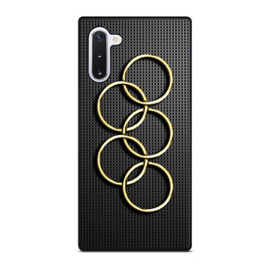 OLYMPIC RINGS GOLD CARBON Samsung Galaxy Note 10 Case OLYMPIC RINGS GOLD CARBON Samsung Galaxy Note 10 Case