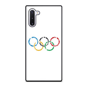 OLYMPIC RINGS LOGO BRUSHED Samsung Galaxy Note 10 Case OLYMPIC RINGS LOGO BRUSHED Samsung Galaxy Note 10 Case