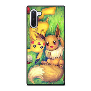 POKEMON EEVEE AND PIKACHU Samsung Galaxy Note 10 Case POKEMON EEVEE AND PIKACHU Samsung Galaxy Note 10 Case