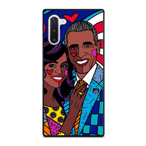 ROMERO BRITTO BARACK OBAMA Samsung Galaxy Note 10 Case ROMERO BRITTO BARACK OBAMA Samsung Galaxy Note 10 Case