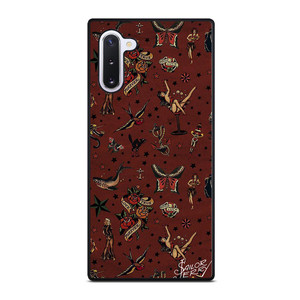 SAILOR JERRY TATTOO PATTERN Samsung Galaxy Note 10 Case SAILOR JERRY TATTOO PATTERN Samsung Galaxy Note 10 Case