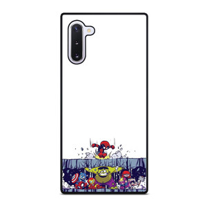 SPIDERMAN VS ALL MARVEL HEROES KAWAII Samsung Galaxy Note 10 Case SPIDERMAN VS ALL MARVEL HEROES KAWAII Samsung Galaxy Note 10 Case