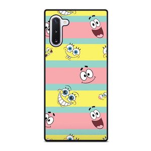SPONGEBOB PATRICK CUTE STRIPE Samsung Galaxy Note 10 Case SPONGEBOB PATRICK CUTE STRIPE Samsung Galaxy Note 10 Case
