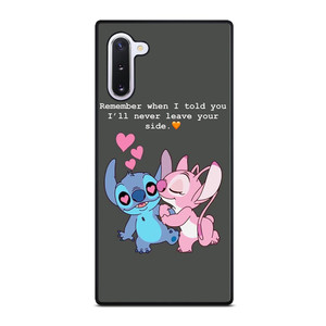 STITCH AND GIRLFRIEND LOVE QUOTE Samsung Galaxy Note 10 Case