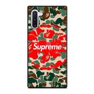 SUPREME BAPE CAMO Samsung Galaxy Note 10 Case