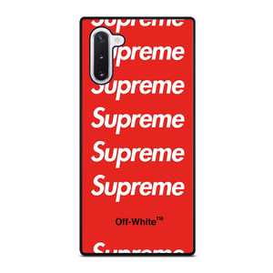 SUPREME RED OFF WHITE Samsung Galaxy Note 10 Case