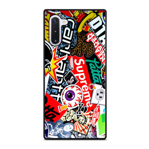 SUPREME STICKER AND OTHER BRAND Samsung Galaxy Note 10 Case