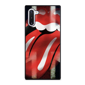 THE ROLLING STONES BRITISH FLAG LOGO Samsung Galaxy Note 10 Case THE ROLLING STONES BRITISH FLAG LOGO Samsung Galaxy Note 10 Case