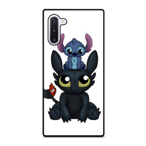 TOOTHLESS AND STITCH CARTOON Samsung Galaxy Note 10 Case TOOTHLESS AND STITCH CARTOON Samsung Galaxy Note 10 Case