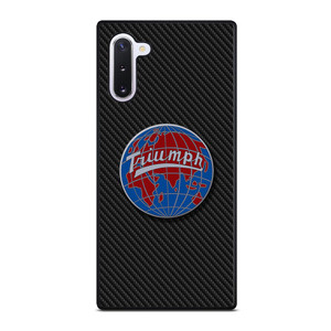 TRIUMPH WORLDWIDE LOGO CARBON Samsung Galaxy Note 10 Case