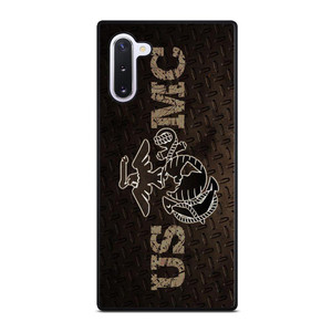 UNITED STATED MARINE CORPS METAL LOGO Samsung Galaxy Note 10 Case