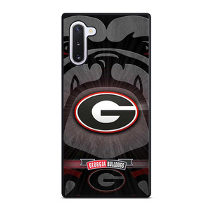 UNIVERSITY OF GEORGIA BULLDOGS UGA BLACK Samsung Galaxy Note 10 Case