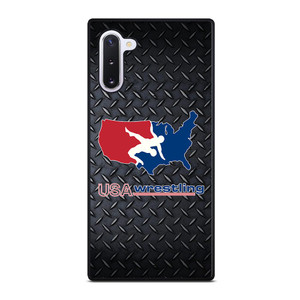 USA WRESTLING METAL LOGO Samsung Galaxy Note 10 Case USA WRESTLING METAL LOGO Samsung Galaxy Note 10 Case