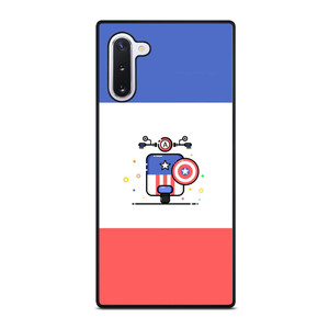 VESPA CAPTAIN AMERICA Samsung Galaxy Note 10 Case VESPA CAPTAIN AMERICA Samsung Galaxy Note 10 Case