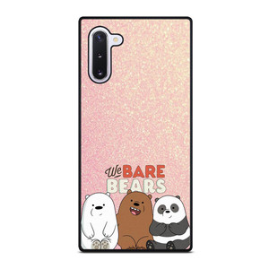 WE BARE BEARS PINK GILTTER Samsung Galaxy Note 10 Case WE BARE BEARS PINK GILTTER Samsung Galaxy Note 10 Case