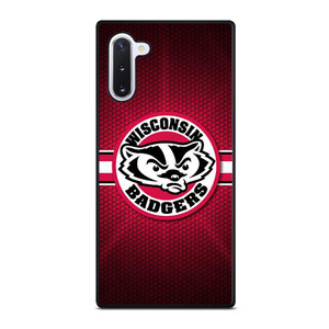 WISCONSIN BADGER METAL LOGO Samsung Galaxy Note 10 Case