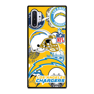 LOS ANGELES CHARGERS NFL STICKER BOMB Samsung Galaxy Note 10 Plus Case LOS ANGELES CHARGERS NFL STICKER BOMB Samsung Galaxy Note 10 Plus Case