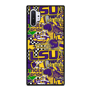 LSU Tigers UNIVERSUTY COLLAGE Samsung Galaxy Note 10 Plus Case