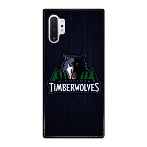 MINNESOTA TIMBERWOLVES WOODEN LOGO Samsung Galaxy Note 10 Plus Case MINNESOTA TIMBERWOLVES WOODEN LOGO Samsung Galaxy Note 10 Plus Case