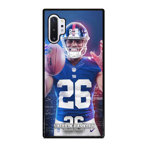 NEW YORK GIANTS SAQUON BARKLEY 26 NFL Samsung Galaxy Note 10 Plus Case NEW YORK GIANTS SAQUON BARKLEY 26 NFL Samsung Galaxy Note 10 Plus Case