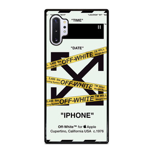 OFF WHITE YELLOW STRIPES Samsung Galaxy Note 10 Plus Case