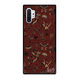SAILOR JERRY TATTOO PATTERN Samsung Galaxy Note 10 Plus Case SAILOR JERRY TATTOO PATTERN Samsung Galaxy Note 10 Plus Case