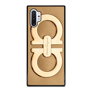 SALVATORE FERRAGAMO GOLD LOGO Samsung Galaxy Note 10 Plus Case SALVATORE FERRAGAMO GOLD LOGO Samsung Galaxy Note 10 Plus Case
