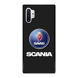 SCANIA TRUCK SAAB CARBON LOGO Samsung Galaxy Note 10 Plus Case SCANIA TRUCK SAAB CARBON LOGO Samsung Galaxy Note 10 Plus Case