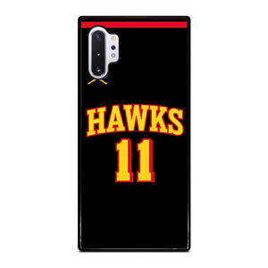 TRAE YOUNG ATLANTA HAWKS BLACK Samsung Galaxy Note 10 Plus Case