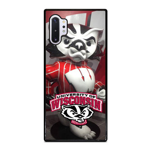 WISCONSIN BADGER MASCOT Samsung Galaxy Note 10 Plus Case WISCONSIN BADGER MASCOT Samsung Galaxy Note 10 Plus Case