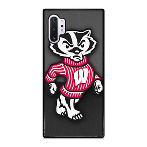 WISCONSIN BADGERS FOOTBALL MASCOT Samsung Galaxy Note 10 Plus Case WISCONSIN BADGERS FOOTBALL MASCOT Samsung Galaxy Note 10 Plus Case