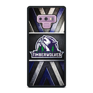 MINNESOTA TIMBERWOLVES METAL SYMBOL Samsung Galaxy Note 9 Case