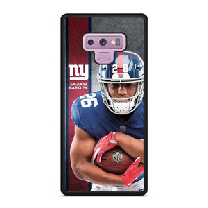 NEW YORK GIANTS SAQUON BARKLEY FOOTBALL Samsung Galaxy Note 9 Case